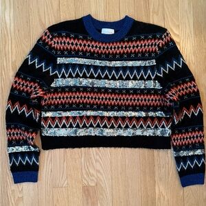 Topshop Multicolor Knit Sweater - perfect for holidays